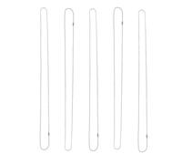 WEKAMOS Collar de Cadena para Mascotas Placa de Identificación para Perros 5 Piezas de Cadena de Aleación y Bolas Resistente y Antialérgico Ajustable para Uso Diario y Exteriores