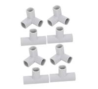 WEKAMOS Conectores De Unión para Corralito De Ñiño 8 Piezas Plástico Resistente Accesorios Forma De t para Puertas De Seguridad Interiores Uso Parques Infantiles y Vallas De Protección