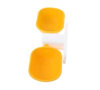 WEKAMOS Cuenco Colgante para Perros y Gatos Comedero Doble Sin Clavos Diseño Anticaída Altura Regulable para Alimentación Cómoda De Mascotas