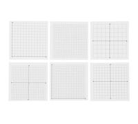 WEKAMOS de notas adhesivo cuadriculado con diseño de líneas horizontales, 25 hojas por, papel blanco, paquete de 6, ideal para estudiantes y profesionales en workspace