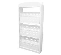 WEKAMOS Estantería de Blanca para Hogar Organizador Multiusos Resistente y Estable para Diseño Compacto para Almacenamiento