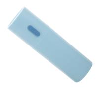 WEKAMOS Estuche Organizador Portátil para Cepillo y Pasta Dental de Viaje Caja Plástica Compacta y Ligera Diseño Sellado y Fácil de Limpiar Color Azul para Camping y Uso Escolar