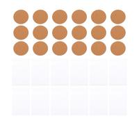 WEKAMOS Expositores de Cartón para Pendientes 100 Piezas Etiquetas Vacías y Bolsas Opp Color Amarillo para Vitrinas y Presentación de Joyería