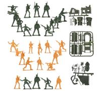 WEKAMOS Figuras de Acción de Soldados de Juguete de Plástico Set de 1 Juego Miniatura Militar para Figuras de Soldaditos para Juego Imaginativo y Escenas Militares