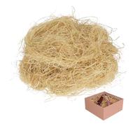 WEKAMOS Filamento de Rafia Triturado Color Khaki de 120g para Relleno de Cajas de Obsequio y Cestas en Bodas y Aniversarios