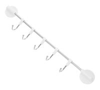 WEKAMOS Gancho Magnético Blanco para Cocina con Soporte de Pp, Diseño Elegante y Simple, Ahorro de Espacio y Sujeción Segura para Utensilios y Toallas en Pared o Refrigerador