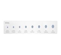 WEKAMOS Guía de Tallas para Anillos y Formas de Gemas Ovalados, Regla de Medición Precisa para Joyería, Comparador de Tamaños de Gemas para Compromiso y Selección de Piedras Preciosas