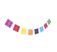 WEKAMOS Guirnalda De Fieltro Mexicana Para Decoración De Fiesta Banderines Coloridos Reutilizables Para Día De Muertos Cumpleaños y Bodas Banderas Mexicanas Decorativas