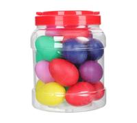 WEKAMOS Huevos Musicales De Percusión para Niños, 20 Piezas De Batidores De Huevos Compactos, Juguete Musical Educativo Seguro y Portátil para Desarrollo Temprano, Adecuado para Fiesta y Uso Docente