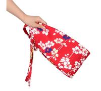 WEKAMOS Japanese Wide Kimono Belt Floral Design Waistband Adjustable Polyester Sash For Traditional Festivals Parties And Casual Wear