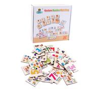 WEKAMOS Juguete Educativo Matemáticas para Años Rompecabezas Cognitivo Colorido Desarrollo Habilidades Manuales y Creatividad de Aprendizaje Temprano