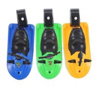 WEKAMOS Juguetes De Baño Lancha De Juguete para Niños Pequeños 3 Piezas Color Aleatorio Lancha a Cuerda Piscina Ducha