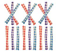 WEKAMOS Juguetes Masticables para Loros de Bambú, Trampa para Dedos Colorida, 24 Piezas para Rellenar Piñatas y Regalos de Fiesta, Accesorio Seguro y Duradero para Jaulas Color Aleatorio