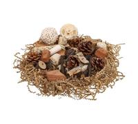 WEKAMOS Juguetes Masticables para Loros y Periquitos, Set Mediano de Bloques de Madera Campanas para Jaula, Enriquecimiento y Estimulación Cognitiva para Aves Pequeñas y Medianas