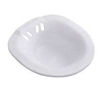 WEKAMOS Lavabo para Baño de Asiento Postparto Plástico Orificios Anti-Desbordamiento para Cuidado Posoperatorio y Mujeres Embarazadas, Diseño Ergonómico Compatible Inodoros Estándar