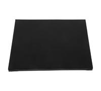 WEKAMOS Lienzo Negro para Pintar 20X25 CM Algodón Sólido Tablero de Lienzo Estirado para Acrílico Óleo y Acuarela Panel Artístico Proyectos DIY en Casa y Escuela