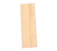 WEKAMOS Listones de Madera Decorativos Triangulares de Pino para Moldura de Ventana Diy, Fáciles de Instalar, 6 Piezas de Madera Khaki para Manualidades y Decoración