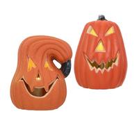 WEKAMOS Luces LED de Calabaza y para Halloween Decoración y Ligera para Fiesta con Diseño Único para Interiores y Exteriores
