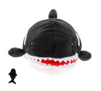 WEKAMOS Marioneta de Mano de Peluche Animal Marino Interactiva para Juguete Creativo para Estimular Imaginación y Comunicación para Educativos y Cuentos Casa o Jardín Infantil Color Negro