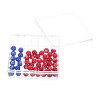 WEKAMOS Mini Máquina de Lotería Acrílica con Bolas Numeradas para Rifas Educativa para Aprendizaje de Colores y Probabilidad Fácil de Usar para Fiestas y Sorteos