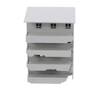 WEKAMOS Modelo De Edificio Residencial Mesa De Arena Mini Edificio Casa En Ruinas Paisaje Ferroviario Ciudad En Ruinas Construcción Bricolaje Modelo