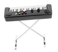 WEKAMOS Modelo de órgano electrónico casa de muñecas Instrumentos Musicales Miniatura Mini Modelos de Instrumentos Musicales Miniaturas Modelos de Mini Instrumentos aleación