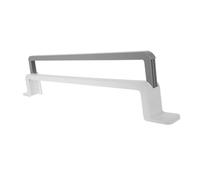 WEKAMOS Organizador Plegable para Zapatillas y Toallas Rack de Pared Sin Taladro para Baño Soporte Resistente y Drainaje Rápido Gris Grande