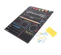 WEKAMOS Pizarra Escolar de Madera para Doble Cara con Diseño Accesorio para Primer Día de Preescolar Decoración Infantil y Reutilizable Color Aleatorio Color Aleatorio