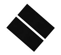 WEKAMOS Protectores de Antideslizantes de Silicona para Tacones Diseño Ondulado Negro Duraderos Recortables para Reparación y Mejora de Tracción