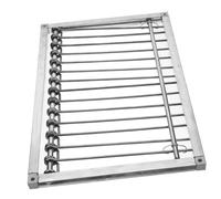 WEKAMOS Puerta Jaula de Acero Inoxidable Resistente y Duradera Barra de Entrada para Palomar y Jaulas de Pájaros Mensajeros Diseño Sencillo y Elegante para Suministros de