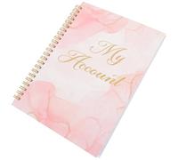 WEKAMOS Registro de Cheques Libro Financiero Personal Cuaderno Gestión Gastos Ahorro Cuentas Bancarias Organizado Práctico