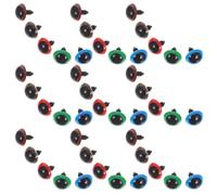 WEKAMOS Safety Craft Eyes with Washers Round Plastic Eyes For DIY Crochet Toys Puppets Stuffed Animals Bear Dolls and Doll Making Supplies