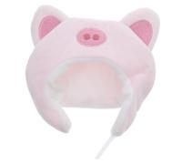 WEKAMOS Sombrero de Cerdo para Muñecas Gorro de Crochet Intercambiable Accesorio Divertido para Cosplay Mini Sombrero de Fiesta para Manualidades para Decorar Muñecas