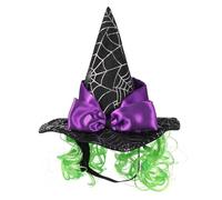 WEKAMOS Sombrero de para Mascotas Gorro de Halloween con Diseño de y Telaraña Accesorio Divertido para Perros y Gatos Fiestas y Cosplay