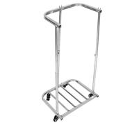 WEKAMOS Soporte Metálico Resistente para Bolsas de Basura Portátil Marco Estable para Jardín Soporte para Bolsas de Césped Uso Exteriores para Limpieza y Recogida de Residuos Agrícolas