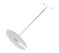 WEKAMOS Soporte para Póster L de Acero Inoxidable y ABS Soporte para Banner Publicitario Portátil Estante para Póster de Mesa Resistente para Exhibición y Publicidad