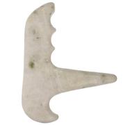 WEKAMOS Tabla de Masaje de Jade Natural Herramienta de Reflexología y Rascado para Relajación Muscular Masajeador Multifuncional para Cara Cuello Manos y Pies