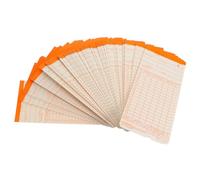 WEKAMOS Tarjetas de Control Horario para Máquina Registradora de Asistencia 100 Hojas Papel para Registro de Asistencia Oficina y Fábrica Tarjetas de Fichaje para Hora de Oficina