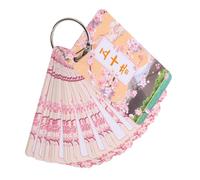 WEKAMOS Tarjetas Japonesas Hiragana y Katakana de Alfabeto Sílaba con Anilla Portátil para Aprendizaje Rápido Principiantes