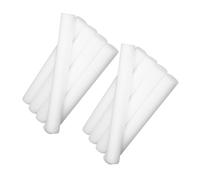 WEKAMOS Varillas sólidas de espuma white de 40 cm para arreglos y floral, 10 cilindros para uso en eventos y exhibiciones comerciales