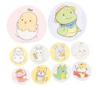 WEKAMOS Vendajes Adhesivos Redondos Impermeables Para Niños 120 Piezas Mini Dibujos Animados Transpirables Para Heridas Pequeñas y Vacunas Cuidado Infantil