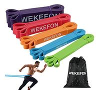 WEKEFON Juego de 5 Bandas elásticas de Resistencia para Entrenamiento Corporal, para Entrenamiento Corporal, Movilidad de Crossfit, Fitness, Bandas de Asistencia para Ejercicios de Ejercicio