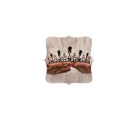 Wekicici Corona de reina barroca negra vintage Tiara de cristal verde con diadema de peine para mujeres niña, disfraz de Halloween, fiesta de graduación (negro)