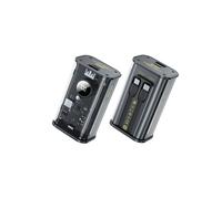WEKOME WP-345 Serie Vanguard - Batería externa 10000 mAh Carga rápida con cable USB-C y Lightning PD 20W integrado + QC 22,5W (Negro)