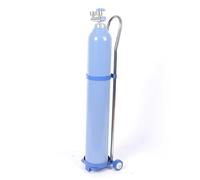 WEKONUMEX Carro para Botellas, Carro rodante for Cilindros de Gas de 10L, 15L y 20L (Varios tamaños)(High 95cm(37 3/8"))