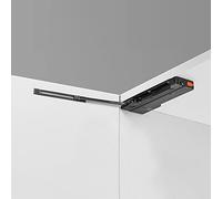 WEKONUMEX Cierrapuertas automático, Abridor de Puerta automático con accionamiento hidráulico automático, sin Necesidad de instalación, manija Oculta, Marco de Aluminio for Armario.