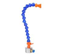 WEKONUMEX Mangueras Flexibles para refrigerante, Manguera de refrigerante Flexible con Base de Interruptor magnético, boquillas Redondas y Planas, Varios tamaños(Single Tube,15.7 in Flat Nozzle)