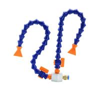 WEKONUMEX Mangueras Flexibles para refrigerante, Máquina de Tallado de Taladro, Molino de Torno CNC, Niebla refrigerante, Base magnética Ajustable, 11,8-19,7 Pulgadas(Double Tube,19.7 in Flat Nozzle)