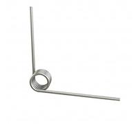 WEKONUMEX Muelle de torsión, Resortes de Horquilla de Acero Inoxidable de 1,5 mm de diámetro y 10 mm de diámetro Exterior en Forma de V, 45/60/90/120/180/270°(1.5x10mm 5 Turns 90°)