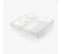 WEKONUMEX Organizador de Cubiertos de plástico de 4 Compartimentos